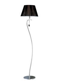 M0385  Siena Crystal Floor Lamp 1 Light